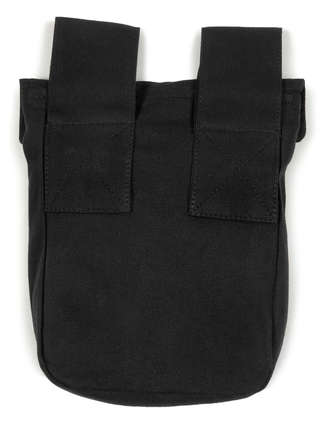 Mittelalter Tasche Widia in Schwarz Rückansicht