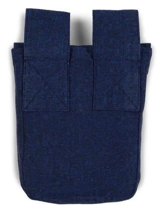 Mittelalter Tasche Widia in Blau Rückansicht