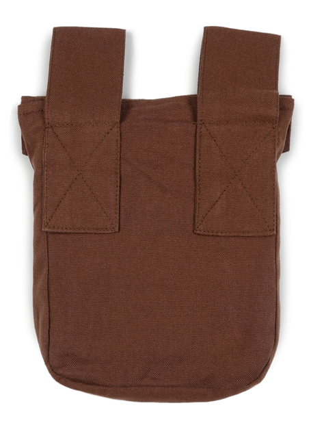 Mittelalter Tasche Widia in Braun Rückansicht