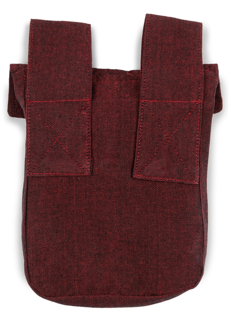 Mittelalter Tasche Widia in Rot Rückansicht