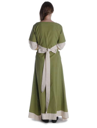 Mittelalter Gürtel Jörd in Beige Rückansicht