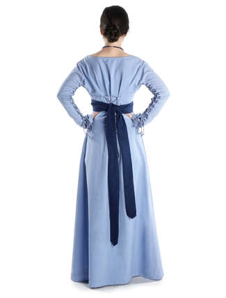 Mittelalter Gürtel Jörd in Blau Rückansicht