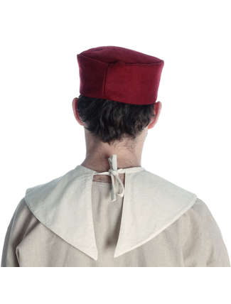 Mittelalter Kragen Kancor in Beige Rückansicht