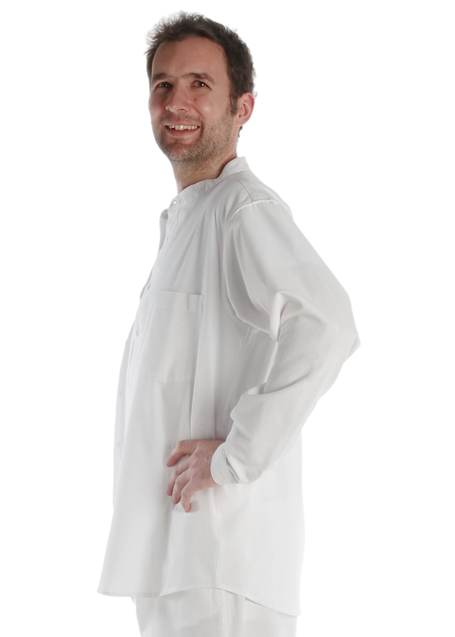 Freizeit Hemd Bran in Weiß Seitenansicht