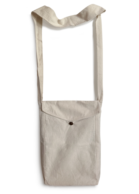 Mittelalter Tasche Wieland in Beige Frontansicht