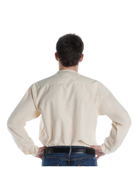 Freizeit Hemd Nissyen in Beige Rückansicht