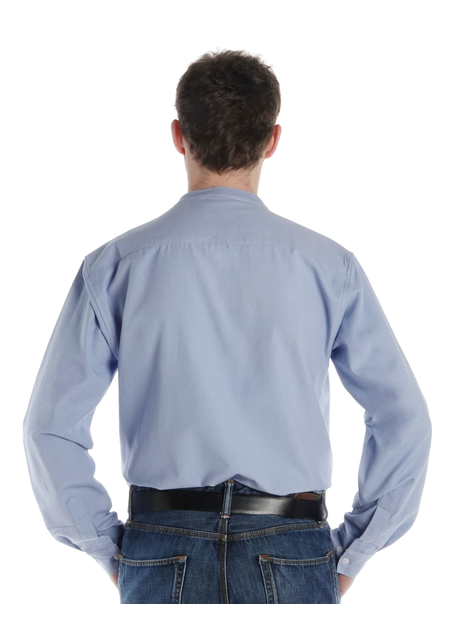 Freizeit Hemd Nissyen in Hellblau Rückansicht 2