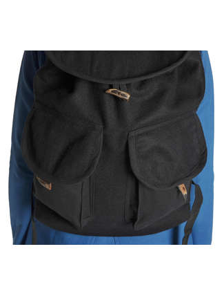 Mittelalter Rucksack Wate in Schwarz Detailansicht