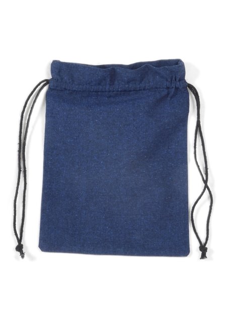 Mittelalter Beutel Wittich in Blau Frontansicht 2