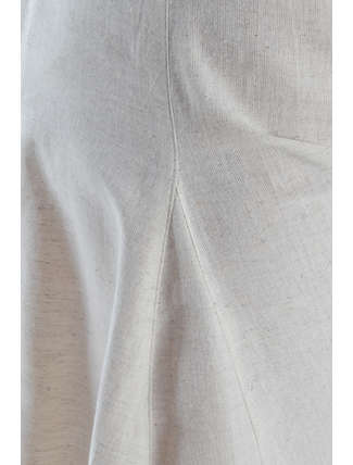 Mittelalter Kleid Peronella in Beige Detailansicht 3