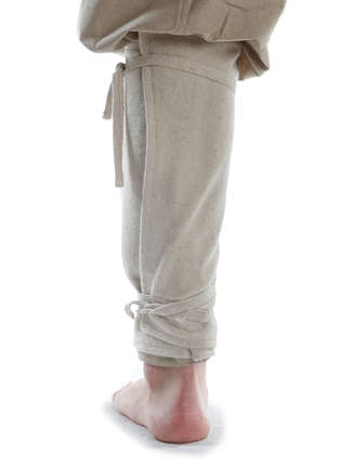 Wikinger Wadenwickel Søgård Mose in Beige Rückansicht