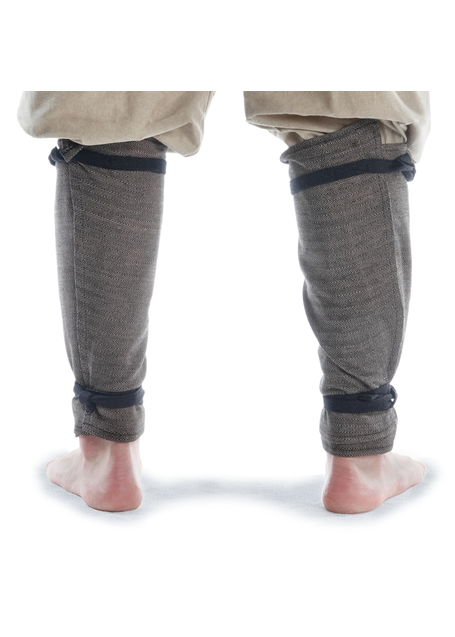 Wikinger Wadenwickel Søgård Mose in Fischgrät Brown-Weiß black