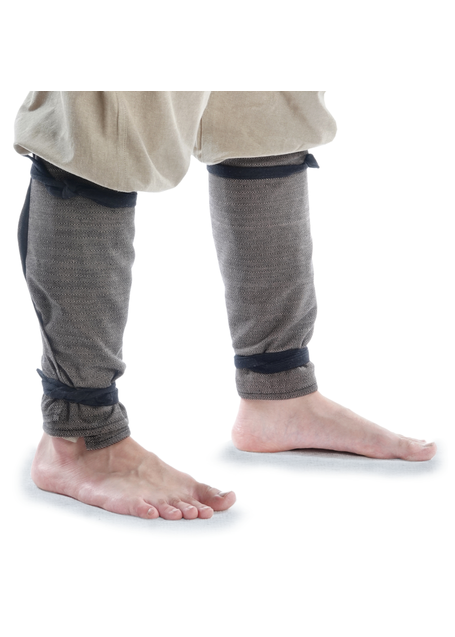 Wikinger Wadenwickel Søgård Mose in Fischgrät Brown-Weiß Seitenansicht