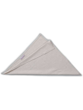 Mittelalter Kopftuch Agnese in Beige Detailansicht