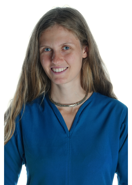 Mittelalter Kleid Catella in Königsblau Detailansicht