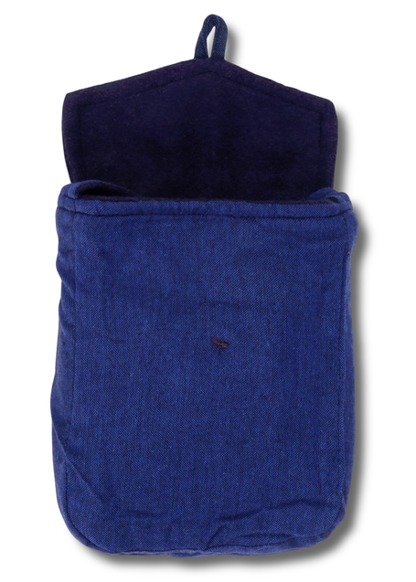 Mittelalter Tasche Vidga in Blau Detailansicht