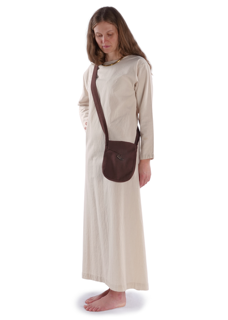 Mittelalter Tasche Vidga in Braun Frontansicht 9