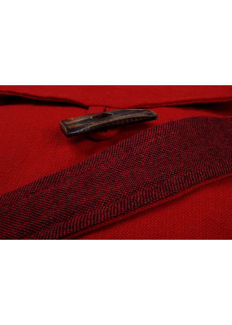 Mittelalter Tasche Vidga in Feuerrot Detailansicht 2