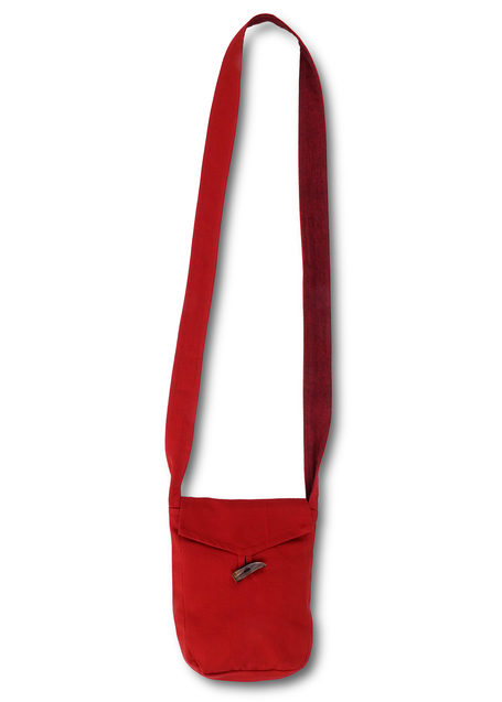 Mittelalter Tasche Vidga in Feuerrot Frontansicht 4