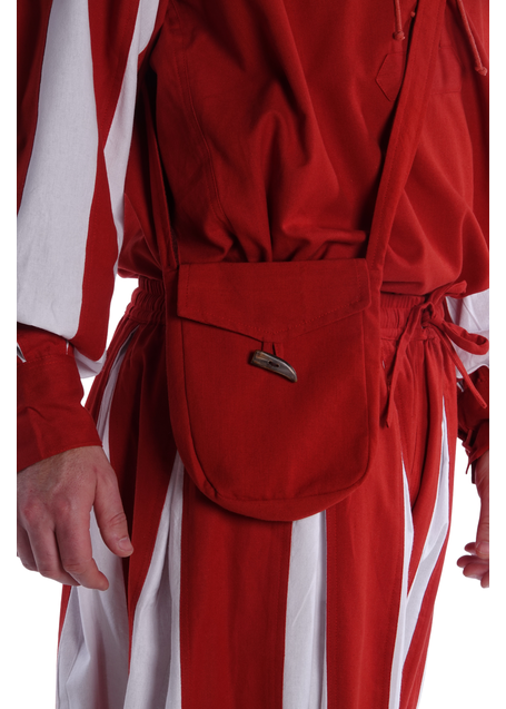 Mittelalter Tasche Vidga in Feuerrot Frontansicht 9