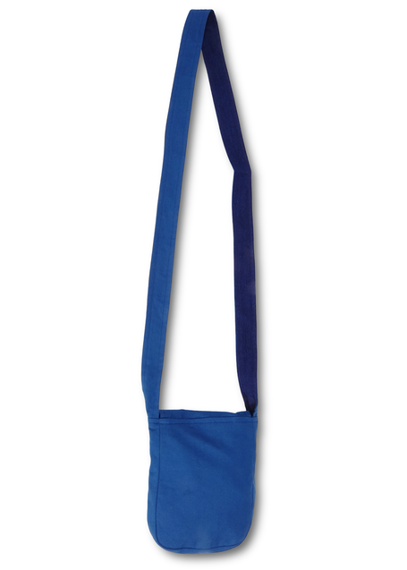 Mittelalter Tasche Vidga in Königsblau Rückansicht