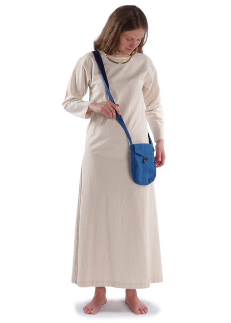 Mittelalter Tasche Vidga in Königsblau Frontansicht 11