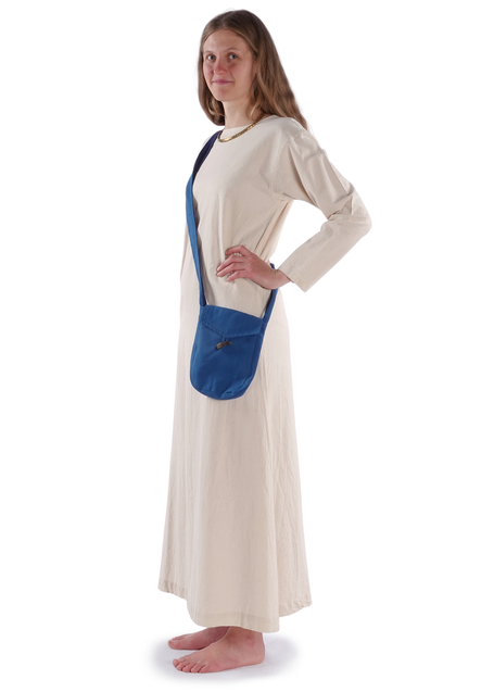 Mittelalter Tasche Vidga in Königsblau Frontansicht 9