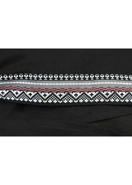 Mittelalter Kopftuch Florimel in Schwarz Detailansicht 2