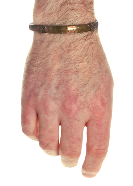 Mittelalter Armreif Priamos aus Kupfer in Frontansicht 4