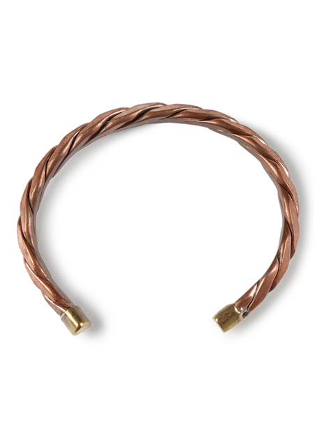 Mittelalter Armreif Andromache aus Kupfer in Draufsicht