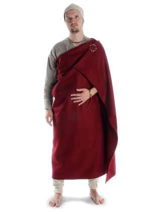 Wikinger Fibel Idomeneus aus Messing in Frontansicht 8