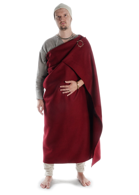 Wikinger Fibel Idomeneus aus Messing in Frontansicht 8