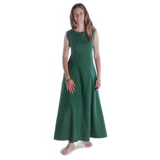 Mittelalter Kleid Peronella in MISSING: green-lightgreen Frontansicht