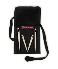 Nadelbinden Stricknadel Set mit Tasche Inghild