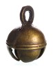 Mittelalter Glöckchen Herrat in Golden Frontansicht