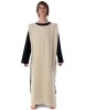 Mittelalter Skapulier Vivianz in Beige Frontansicht 2