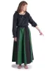 Mittelalter Bluse Gotelinde in Schwarz Frontansicht 2