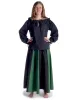 Mittelalter Bluse Gotelinde in Schwarz Frontansicht 4