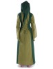 Mittelalter Kleid Liebgart in MISSING: lightgreen-green Rückansicht