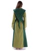 Mittelalter Kleid Liebgart in MISSING: lightgreen-green Rückansicht 2