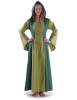 Mittelalter Kleid Liebgart in MISSING: lightgreen-green Frontansicht