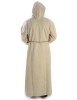 Mittelalter Mönchskutte Arofel in Beige Rückansicht