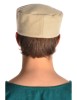 Mittelalter Kappe Machorel in Beige Rückansicht