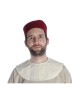 Mittelalter Kappe Machorel in Rot Frontansicht 2