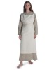 Mittelalter Schürze Schoysiane in Beige Frontansicht