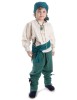 Mittelalter Kinder Hose Sigestab in Grün Frontansicht 3