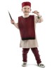 Mittelalter Kinder Hose Sigestab in Rot Frontansicht 3