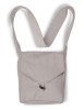 Mittelalter Tasche Larie in Beige Frontansicht