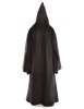 Mittelalter Mantel Tankanis in Schwarz Rückansicht