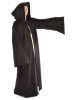Mittelalter Mantel Tankanis in Schwarz Seitenansicht 2